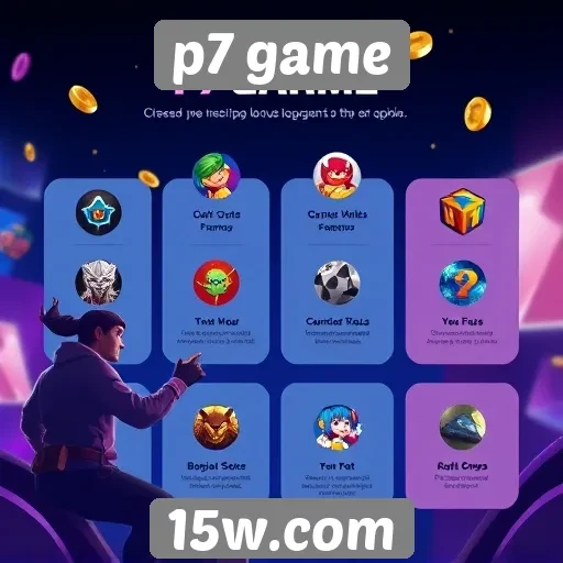 Análise das principais funcionalidades do site p7 game